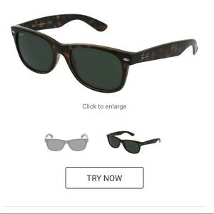 Classic Ray Bans Wayfarer NWOT polarized tortoise